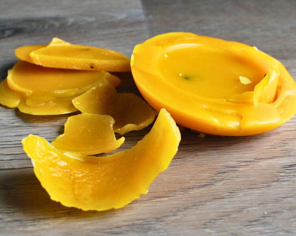 beeswax candle scraps